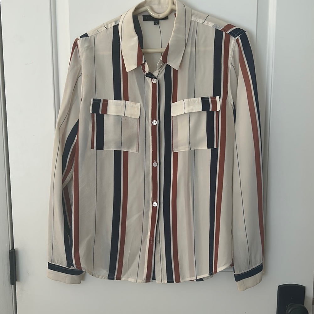 Sanctuary Striped Button Down